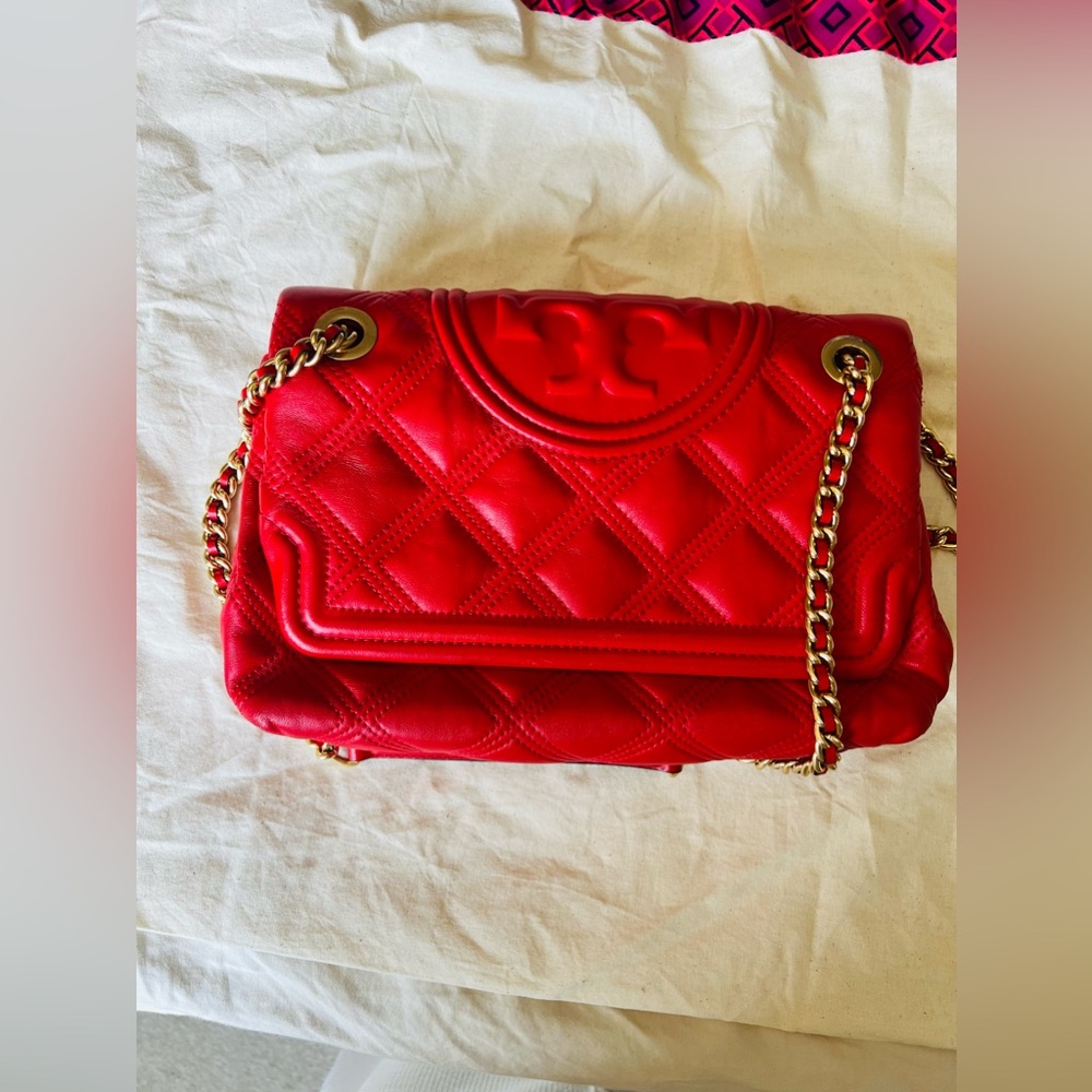 Tory Burch Soft Fleming Convertible Bag - Picture 1 of 9